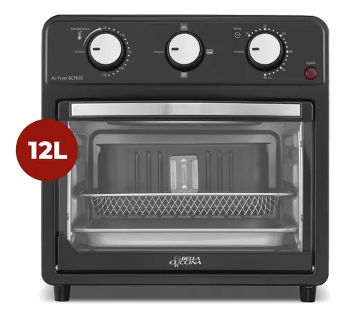 Air Fryer Bella Cuccina 12L 2 Grelhas 1500W BCFR05 127V