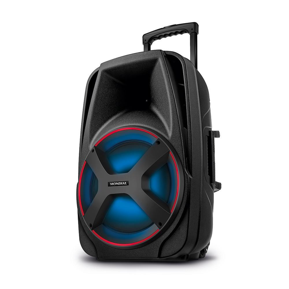 Caixa Amplificada Connect Power II Mondial Preto e Vermelho 550W RMS CM-550