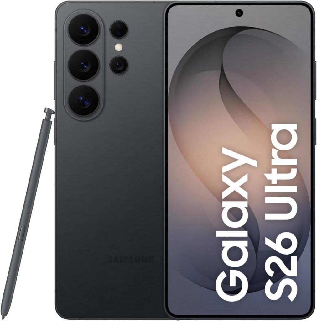 Celular Samsung Galaxy S26 Ultra 5G, 512GB, 12GB RAM, Câmera Quádrupla, Tela Grande de 6.9″ – Preto – Você ganha o dobro de memória (512GB) pelo mesmo preço de 256GB