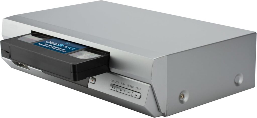 CleanDr VHS Limpador de cabeça de vídeo, tecnologia a seco – sem necessidade de fluido (6012800)