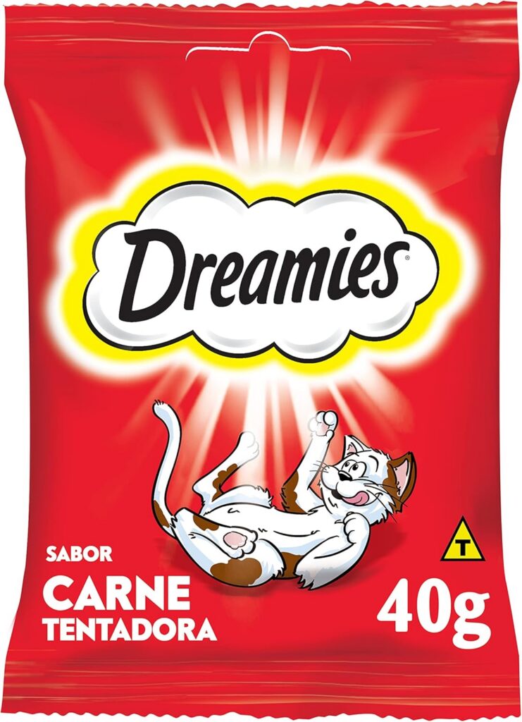 Dreamies – Petisco Para Gatos, Carne, Adultos, 40g