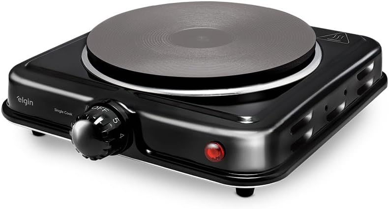Fogão Elétrico Portátil Cooktop Elgin Single Cook 1 Boca – 110V