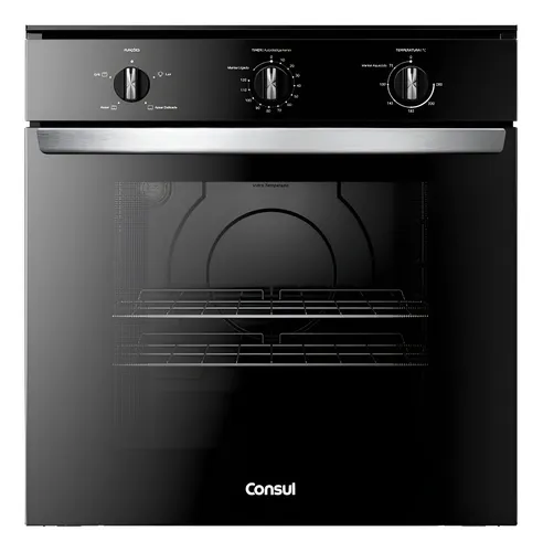 Forno Embutir Elétrico Consul 84l Preto Com Grill – Cob84be Preto