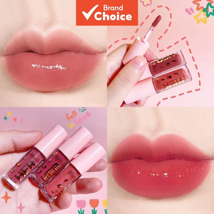 Jelly Mirror Lip Glaze-À Prova D’água E De Longa Duração , Hidratante Brilhante , Maquiagem Labial Diária De Alto Brilho