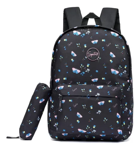 Mochila Com Estojo Reforçada Casual Spector