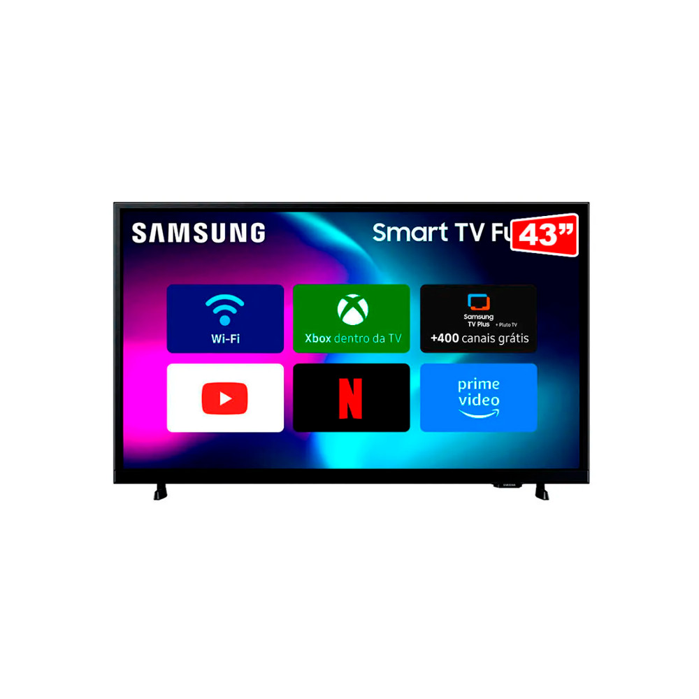 Monitor Smart Tv 43” Fhd Ls43f6000fgxzd Tizen – Preto