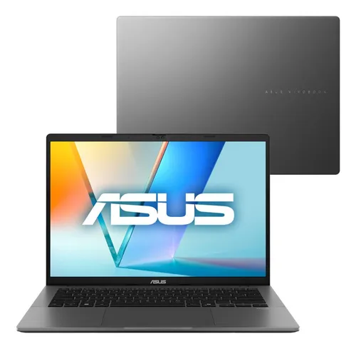 Notebook ASUS Vivobook IA PC S14 S3407CA Intel Core Ultra 5 225H 16GB Ram 1TB SSD Windows 11 Tela 14″ LED FHD Gray – LY114W