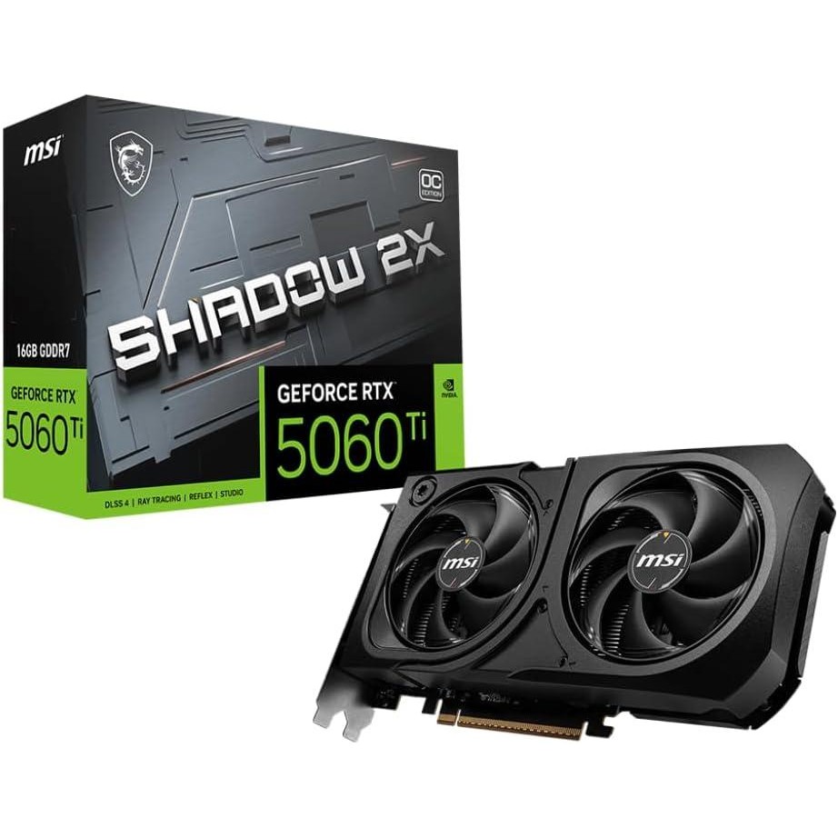 PLACA DE VIDEO RTX 5060 TI SHADOW 2X 912-V535-029