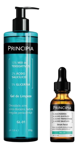 Principia Kit Anti-acne Gel De Limpeza + Sérum Mix-01