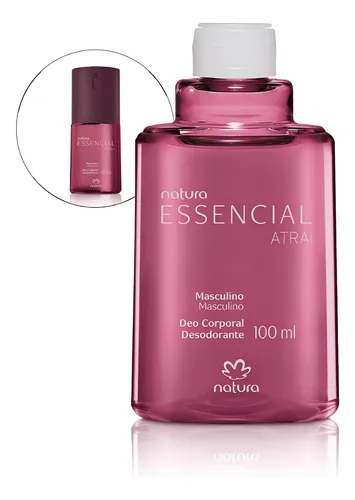 Refil Desodorante Corporal Natura Essencial Atrai Masculino