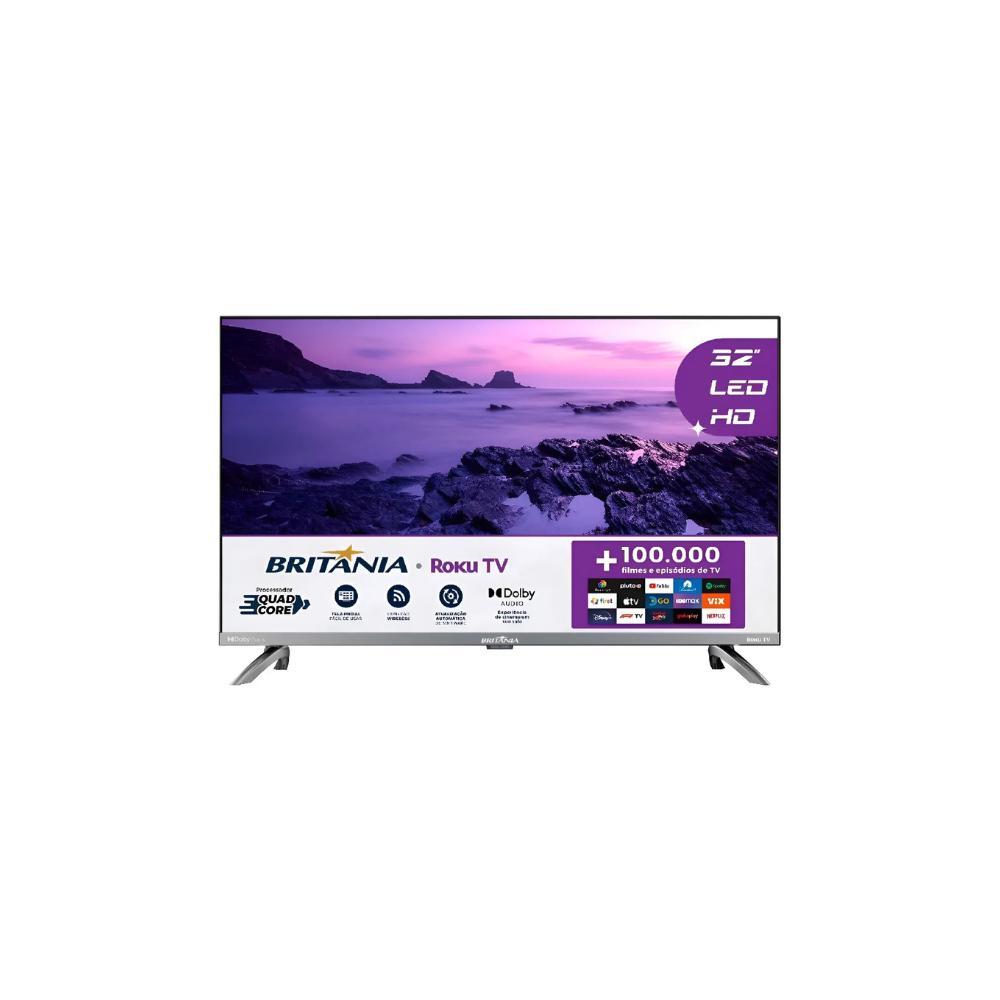 Smart Tv 32 Hd Britânia B32cra Roku Tv