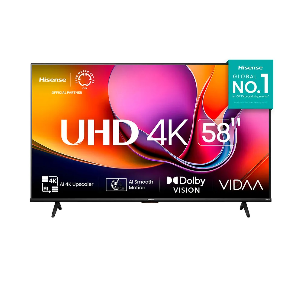 Smart Tv Hisense 58A6NV 58″ 4k UHD Vidaa Bluetooth 60 Hz