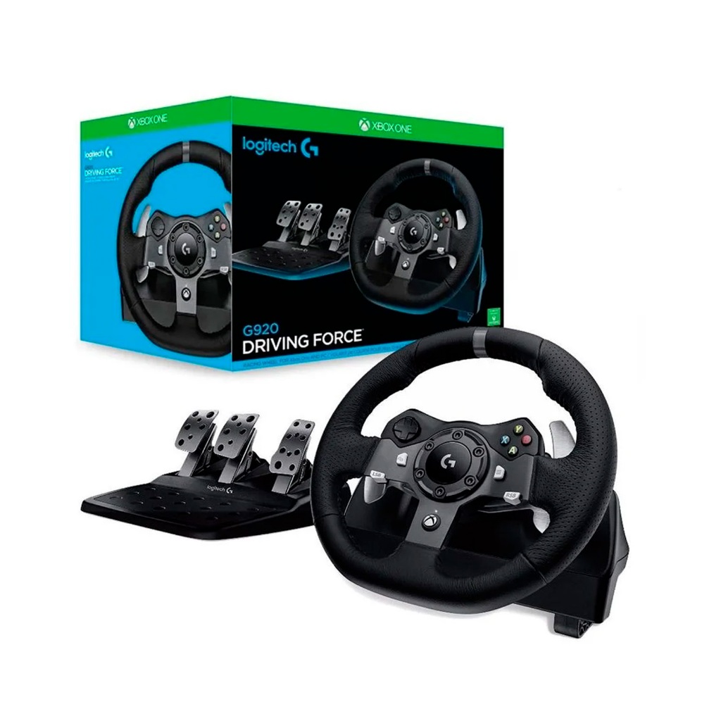 Volante Logitech G920 Driving Force Xbox One e PC Outlet