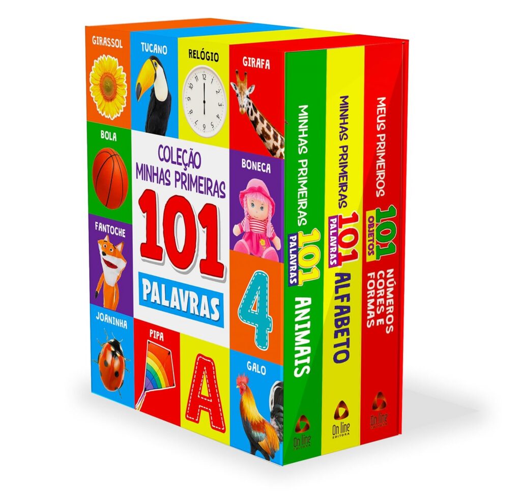 Coleção Minhas Primeiras 101 Palavras – Box com 3 Livrinhos