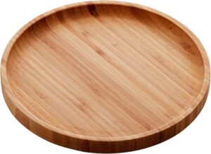 LYOR – Bandeja de Bambu Round 20cm – Mesa Posta – Organização – Utensílios de Cozinha – Enxoval – Decoração – Petisqueira – Utilidades Domésticas