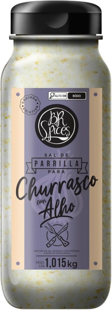Sal de Parrilla com Alho 1,015 kg – BR Spices