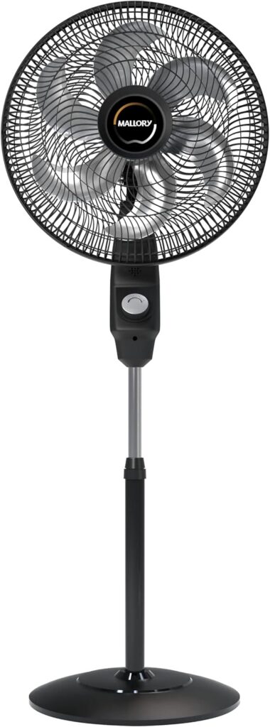 Ventilador de Coluna Mallory Éolo 126W, Silencioso, Hélice de 6 pás, Grade Especial em Sistema TS, Máxima Vazão e Mínimo Ruído – PR-GF- 220V
