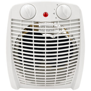 Aquecedor Elétrico Portátil 2 em 1 Aquece e Ventila AQ-100 Kian Branco 1500w 127v