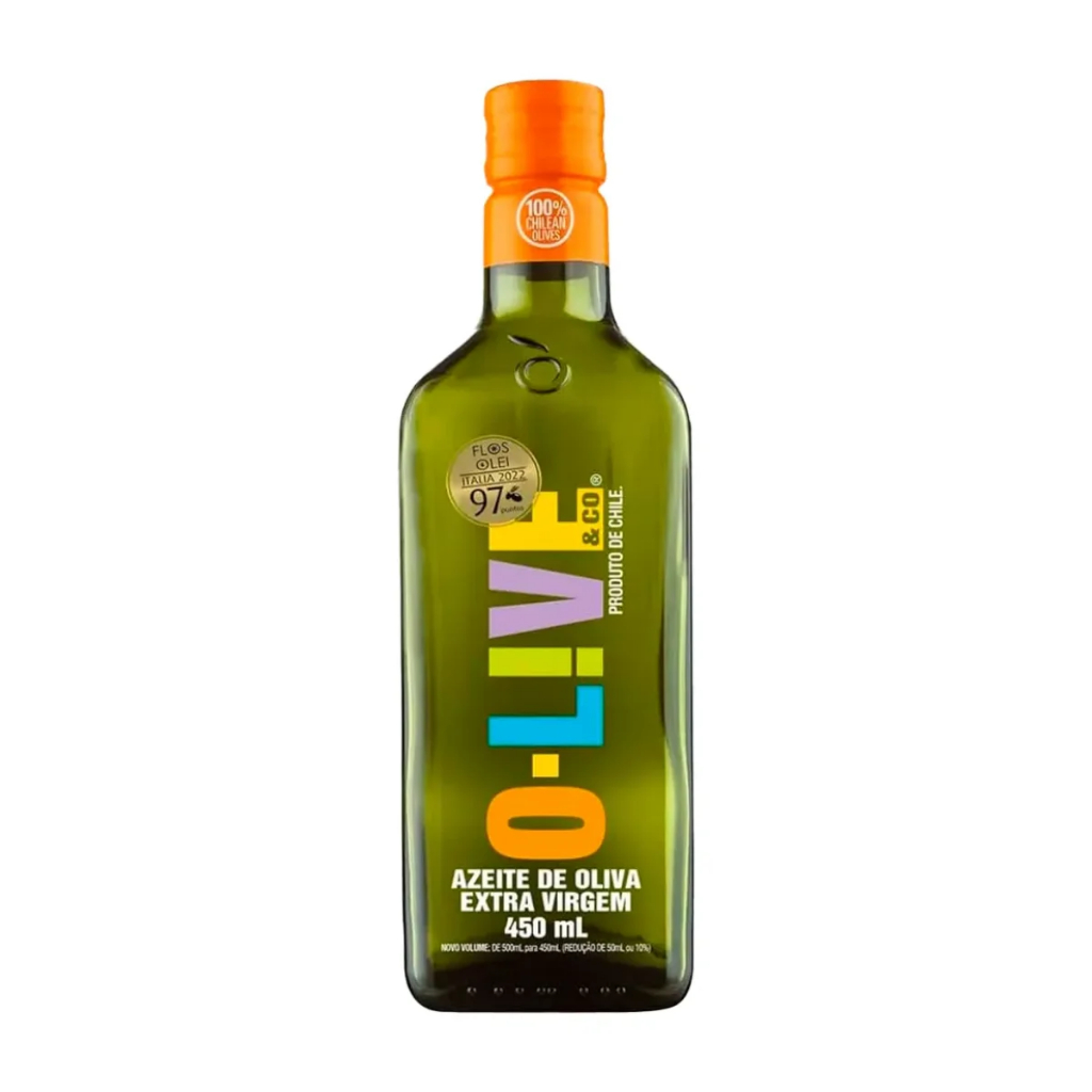Azeite de Oliva Extra Virgem O-LIVE 450ML Embalagem Vidro
