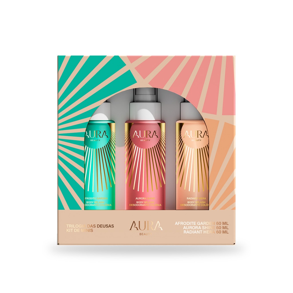 Kit Mini Body Splash – Trilogia das Deusas 60ml