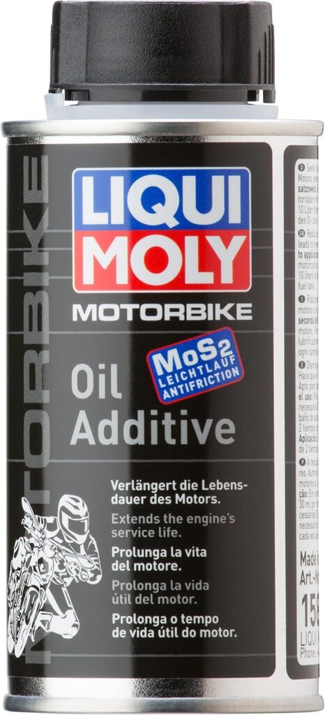 Liqui Moly – Motorbike Oil Additive Aditivo com MoS2 para Óleo de Motor de Moto – Redução de Desgaste até 50%