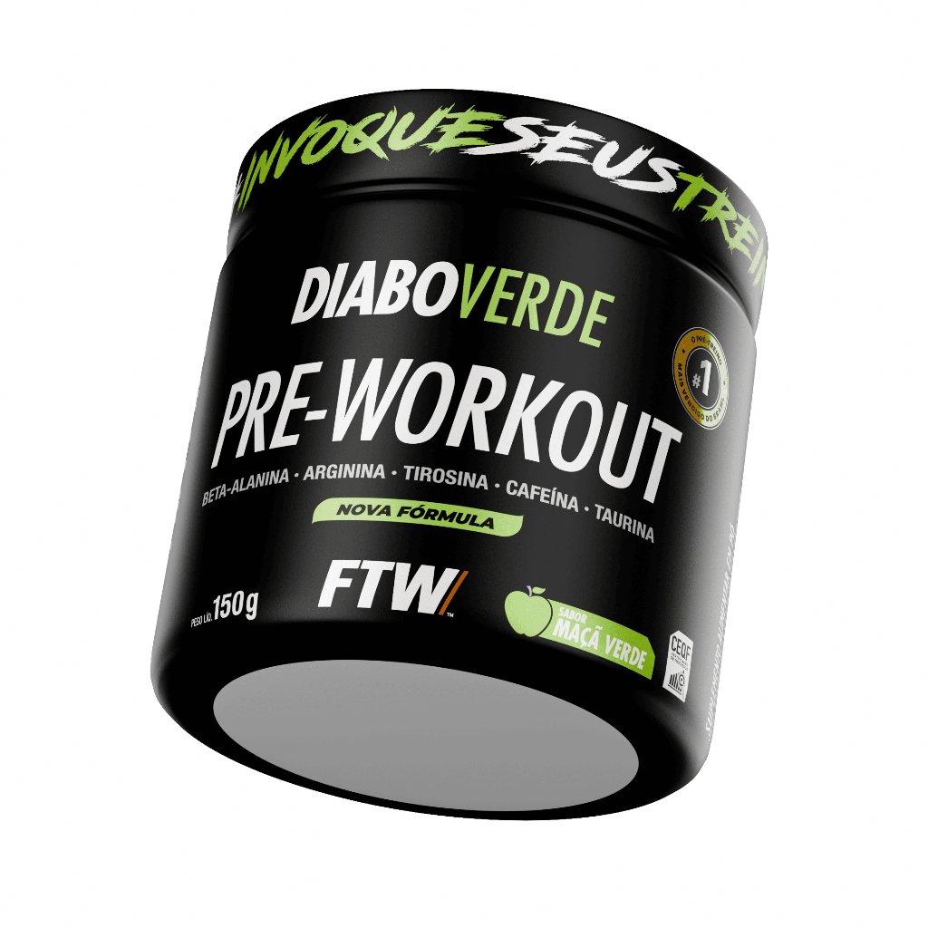 Pré Treino Diabo Verde Pre-Workout 150g – FTW