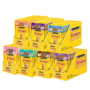 Ração úmida Friskies Sabores Variados para Gatos 15×85 g