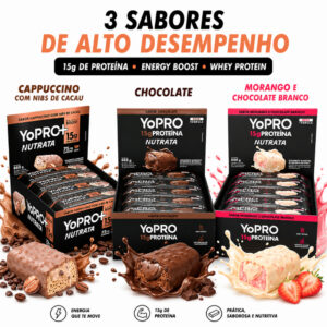 Yopro Bar 55g Display Com 12 Unidades  Nutrata