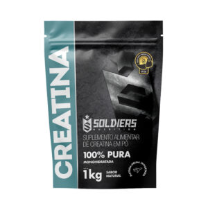 Creatina Suplemento Monohidratada em Pó 100% Pura Importada – Soldiers Nutrition
